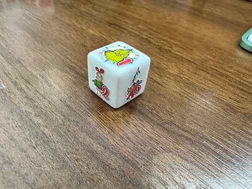 Christmas Grump and Girl Dice