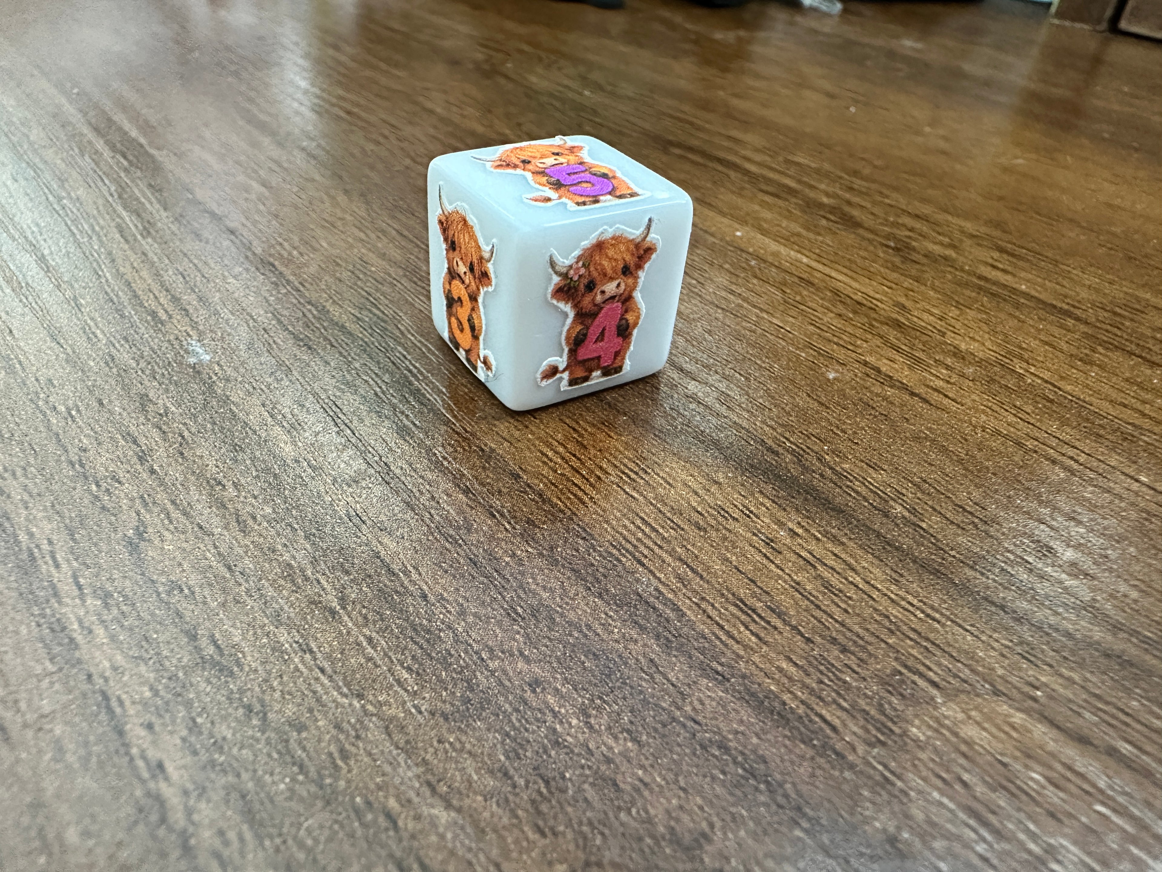 Highland Cow Dice