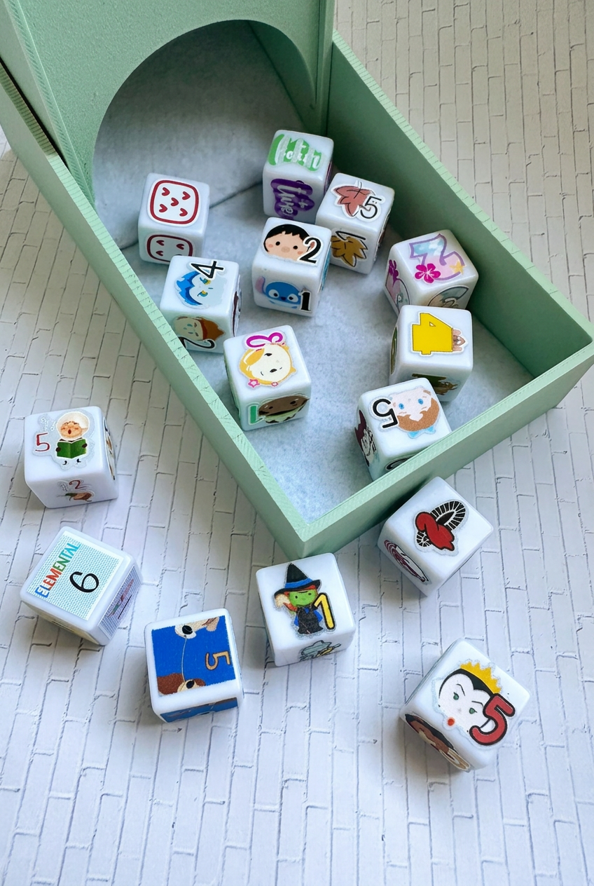 Autumn Leaves Dice
