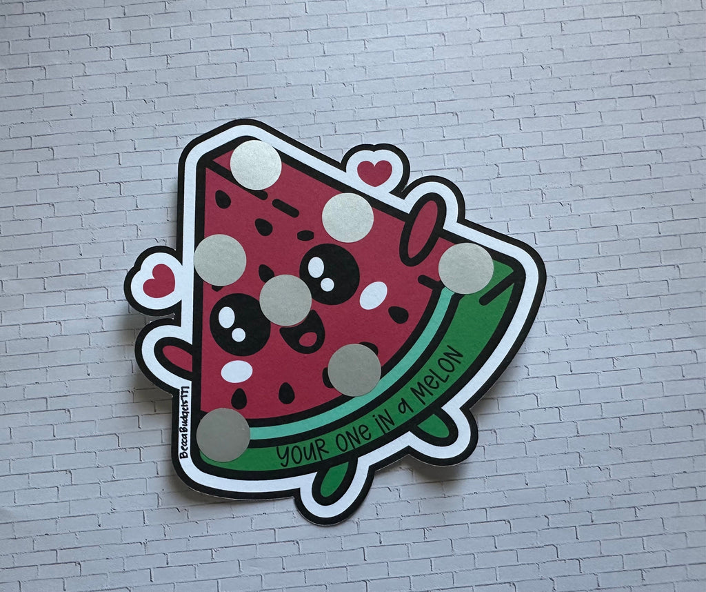 ONE IN A MELON mini scratch off