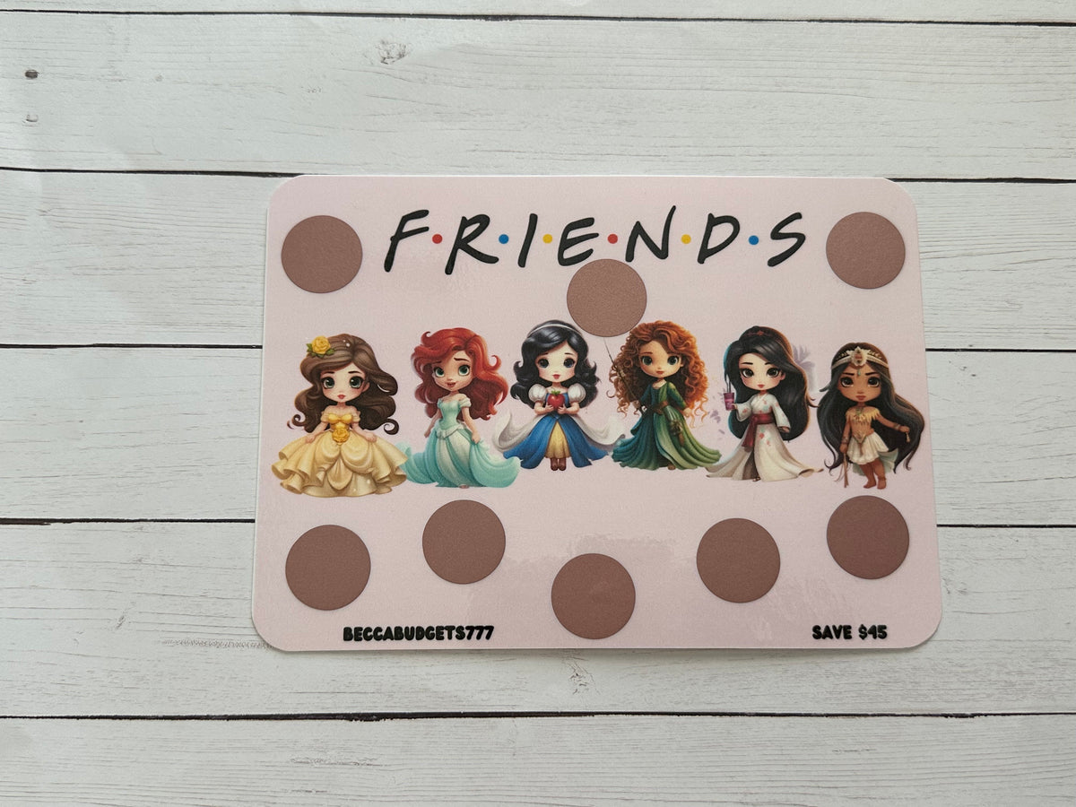 FRIENDS DISNEY savings challenge scratch off