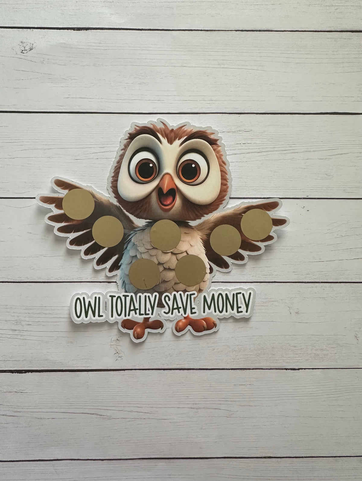 OWL TOTALLY SAVE mini scratch off