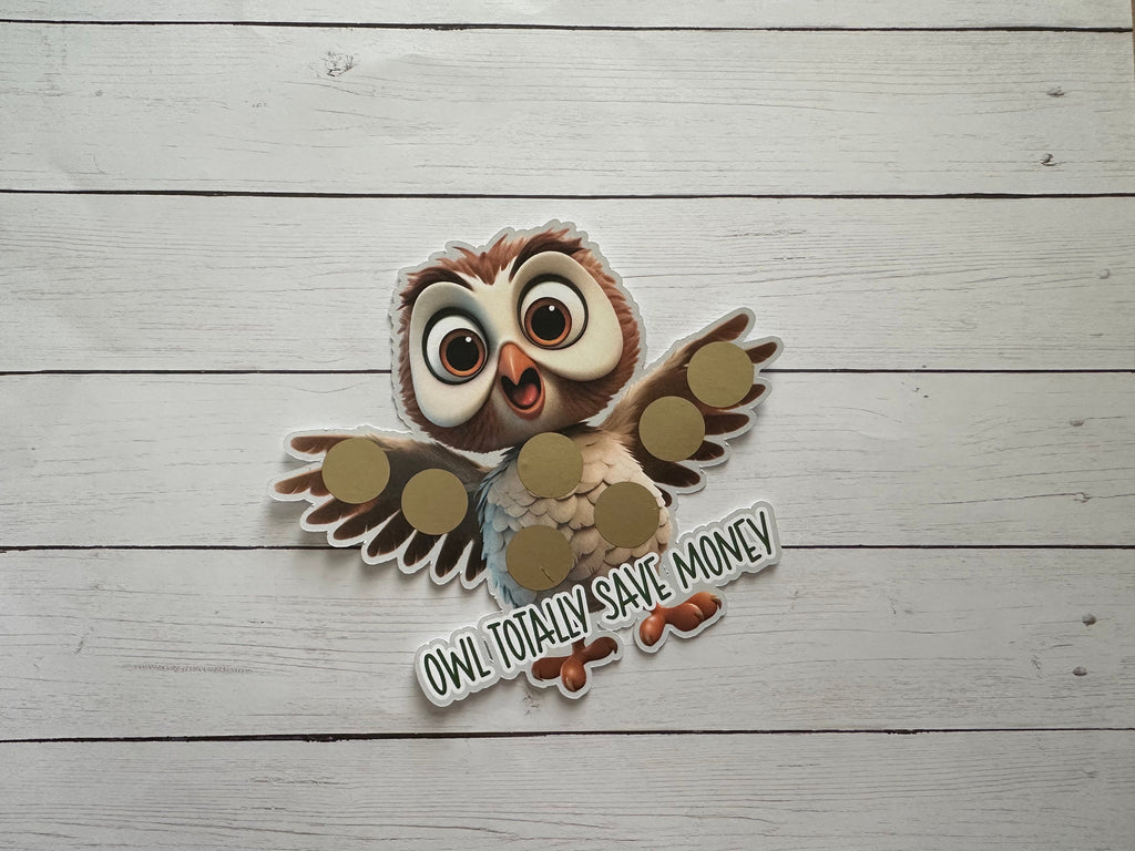 OWL TOTALLY SAVE mini scratch off