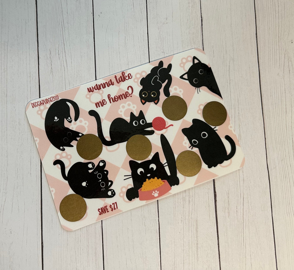 FOREVER HOME kitty scratch off savings challenge ***CHARITY***
