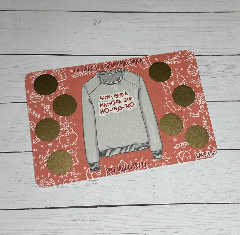 DIE HARD CHRISTMAS side hustle savings challenge