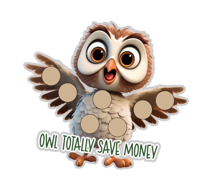 OWL TOTALLY SAVE mini scratch off