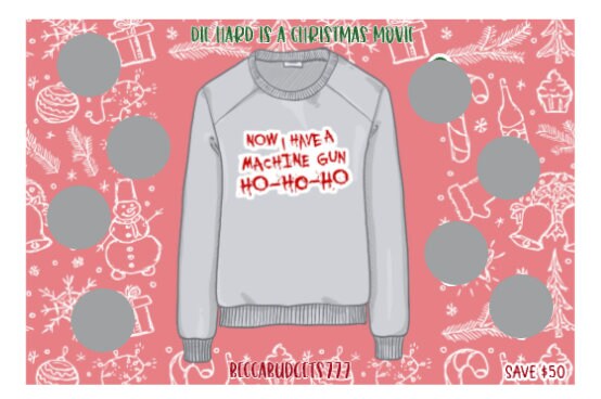 DIE HARD CHRISTMAS side hustle savings challenge