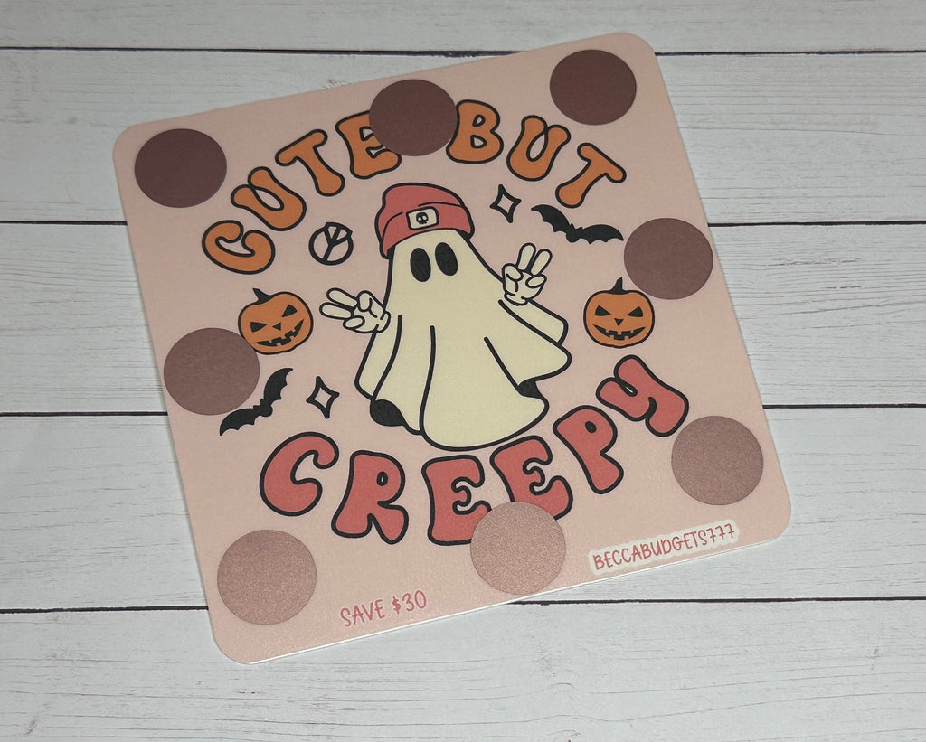 CUTE BUT CREEPY scratch off savings challenge