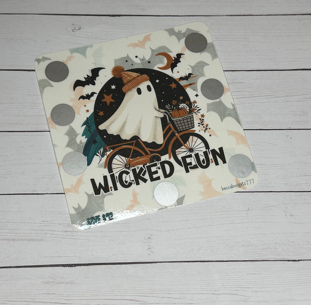 WICKED FUN scratch off savings challenge