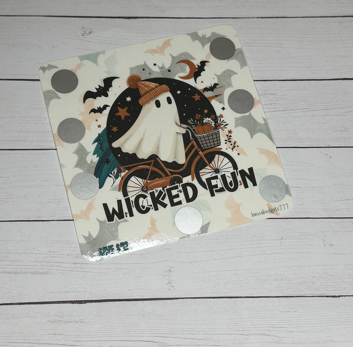 WICKED FUN scratch off savings challenge