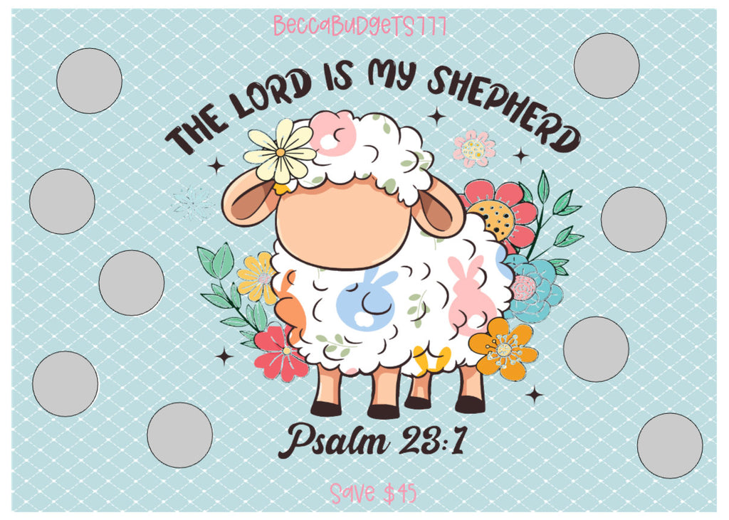 THE LORD IS... scratch off savings challenge