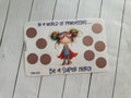 PRINCESS VS HERO scratch off savings challenge