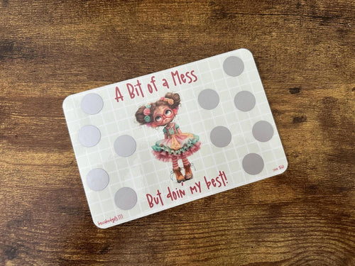 A BIT of a MESS scratch off savings challenge