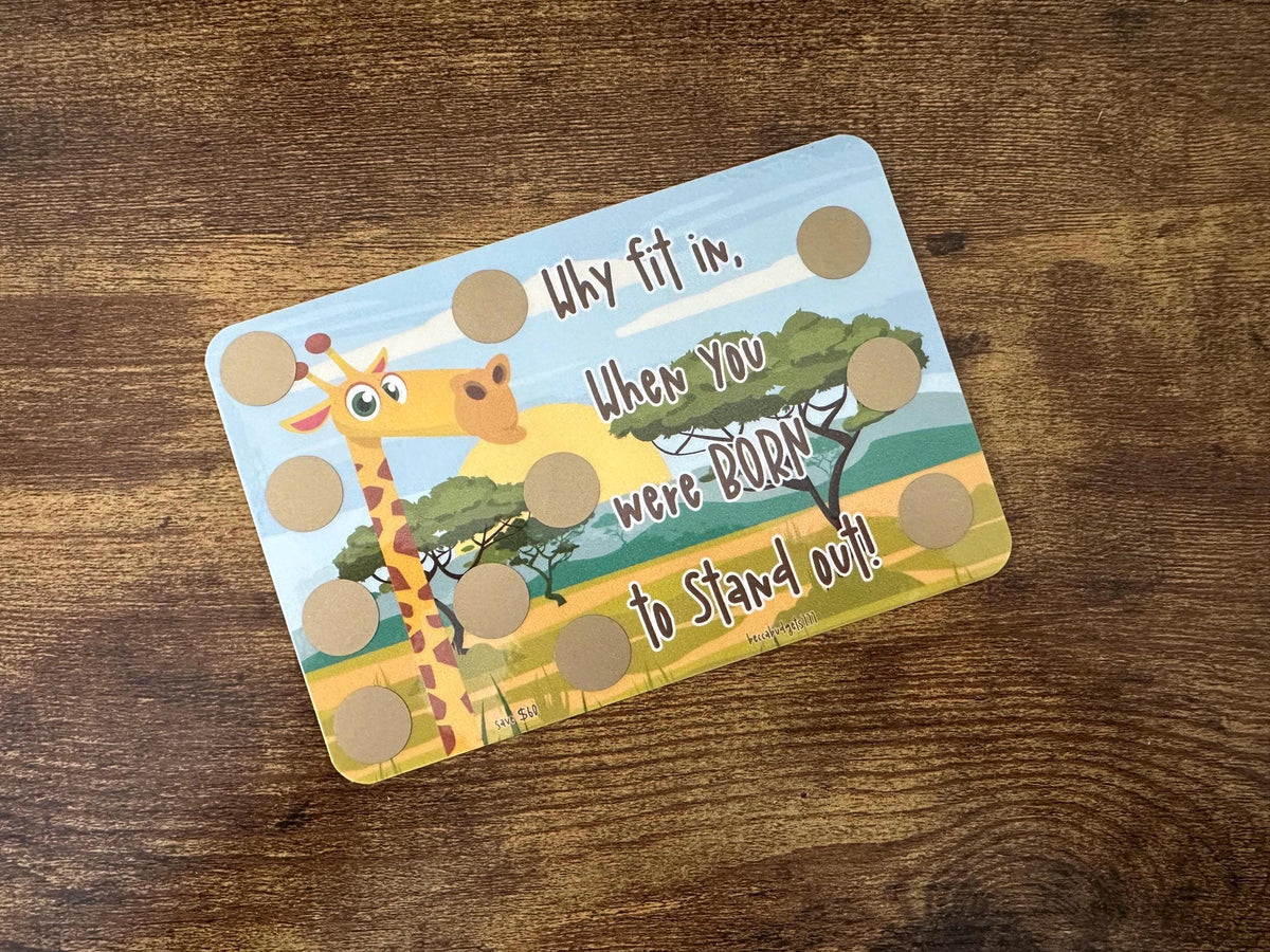 WHY FIT IN scratch off savings challenge