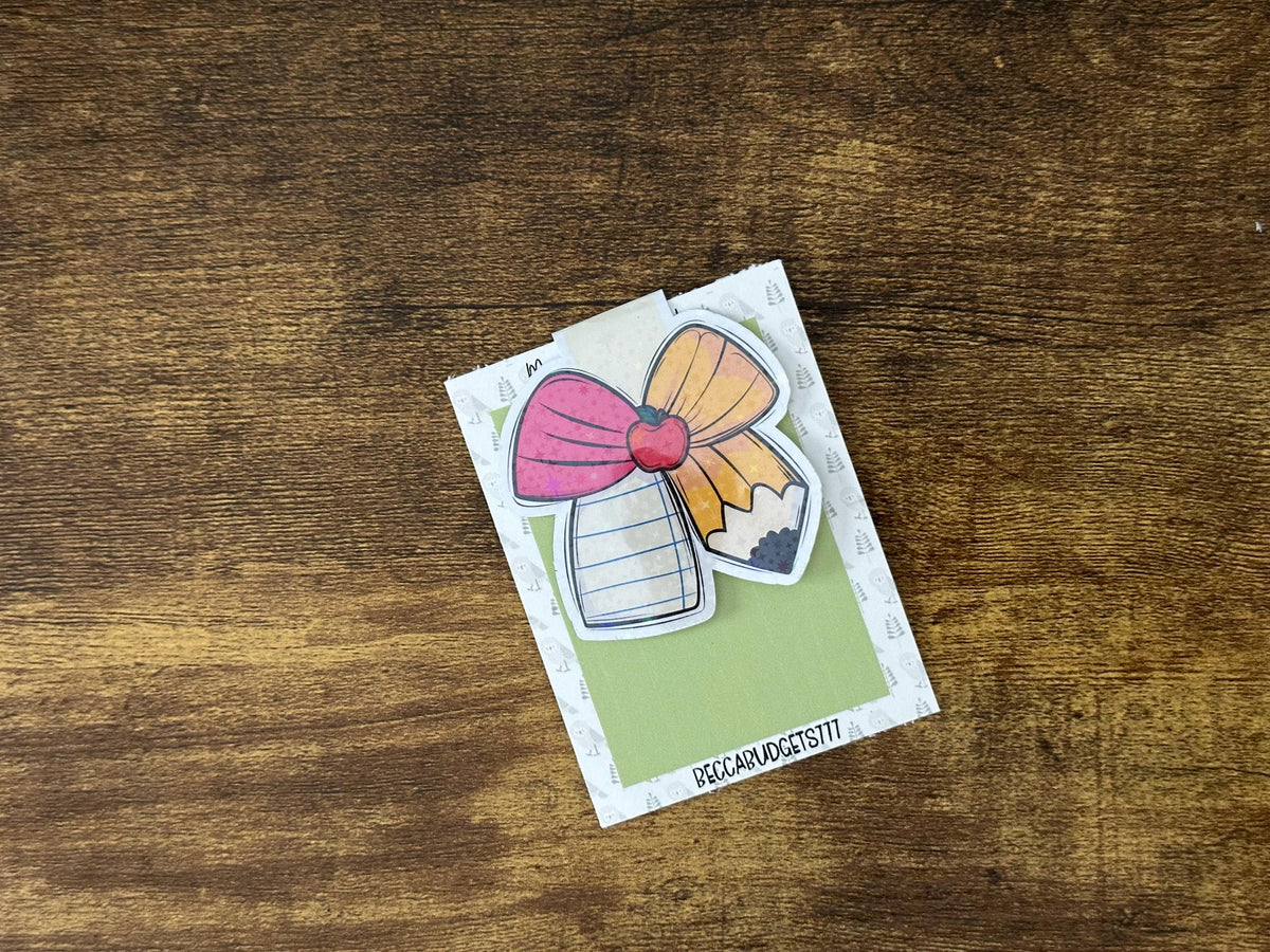 TEACHER magnetic bookmark