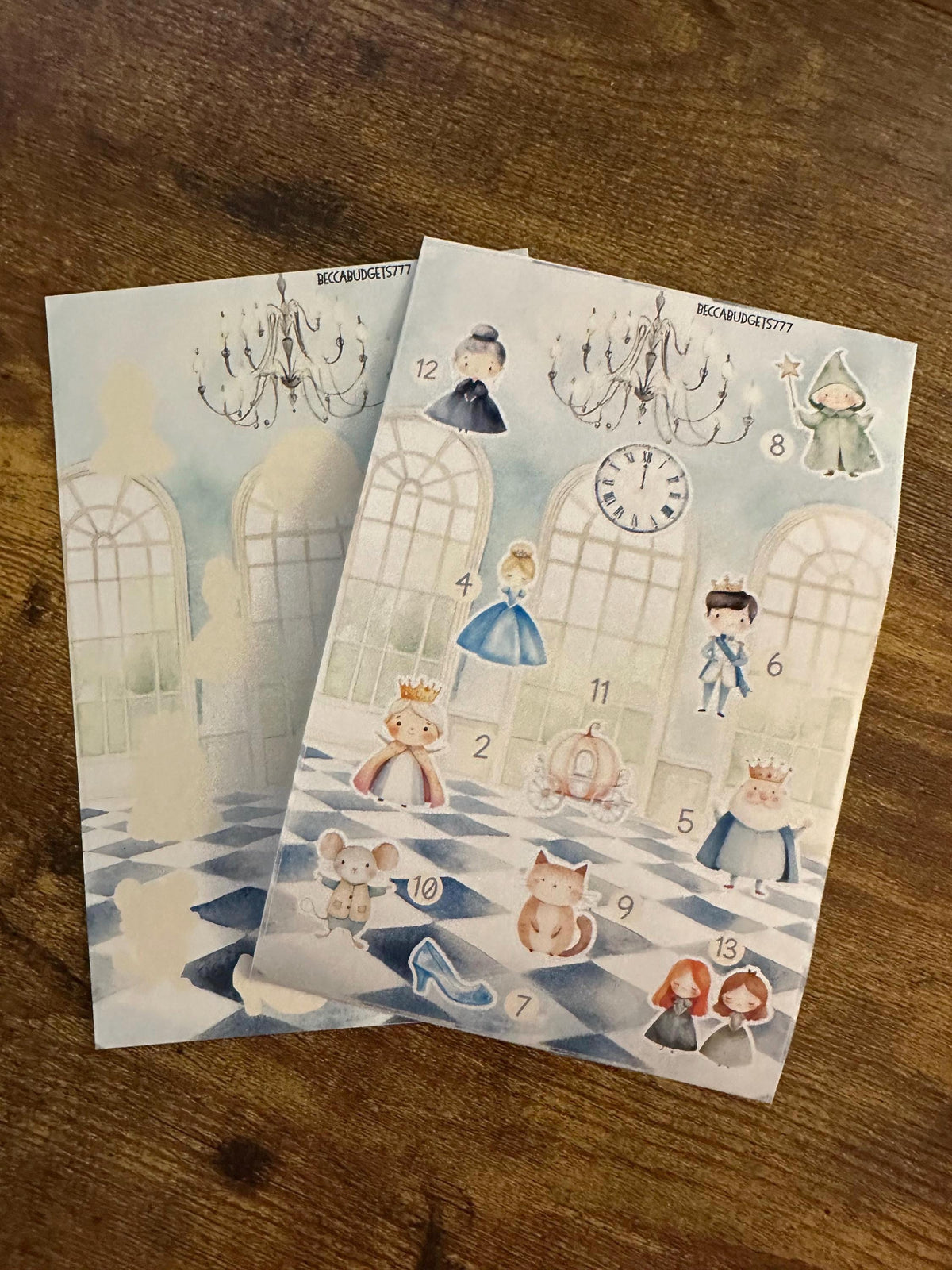 CINDERELLA sticker challenge