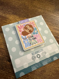 SLOTH IOU magnetic bookmark
