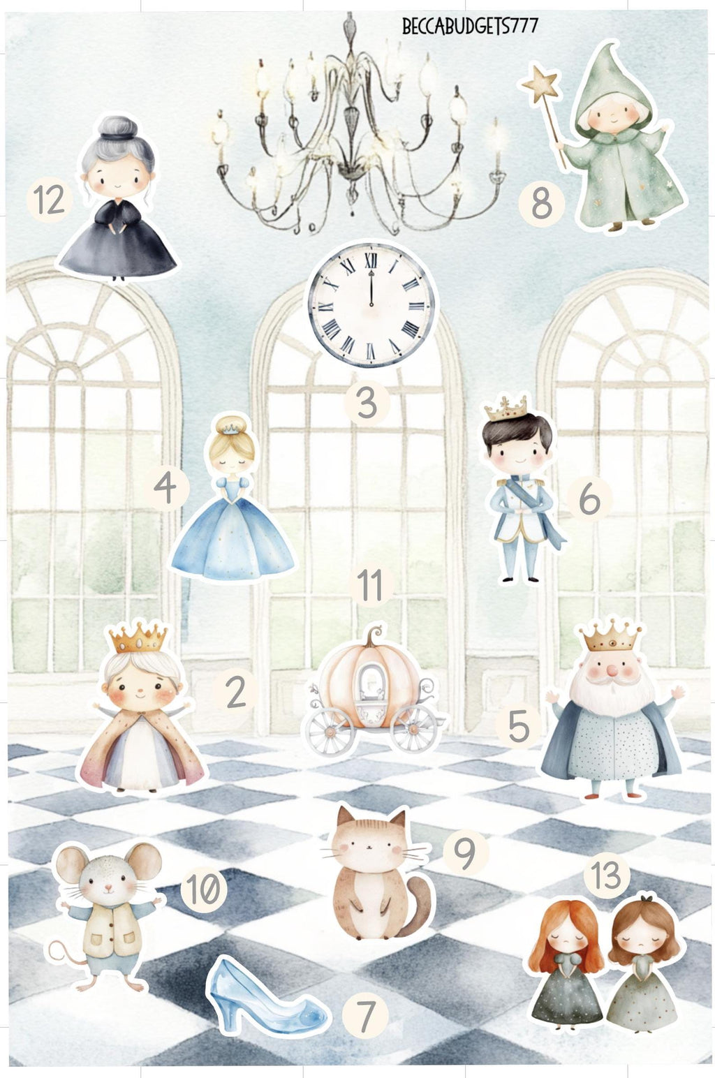CINDERELLA sticker challenge