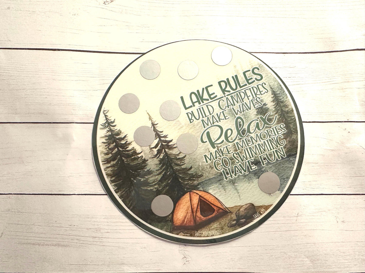 LAKE RULES scratch off
