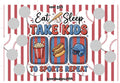 EAT SLEEP SPORTS scratch off savings challenge