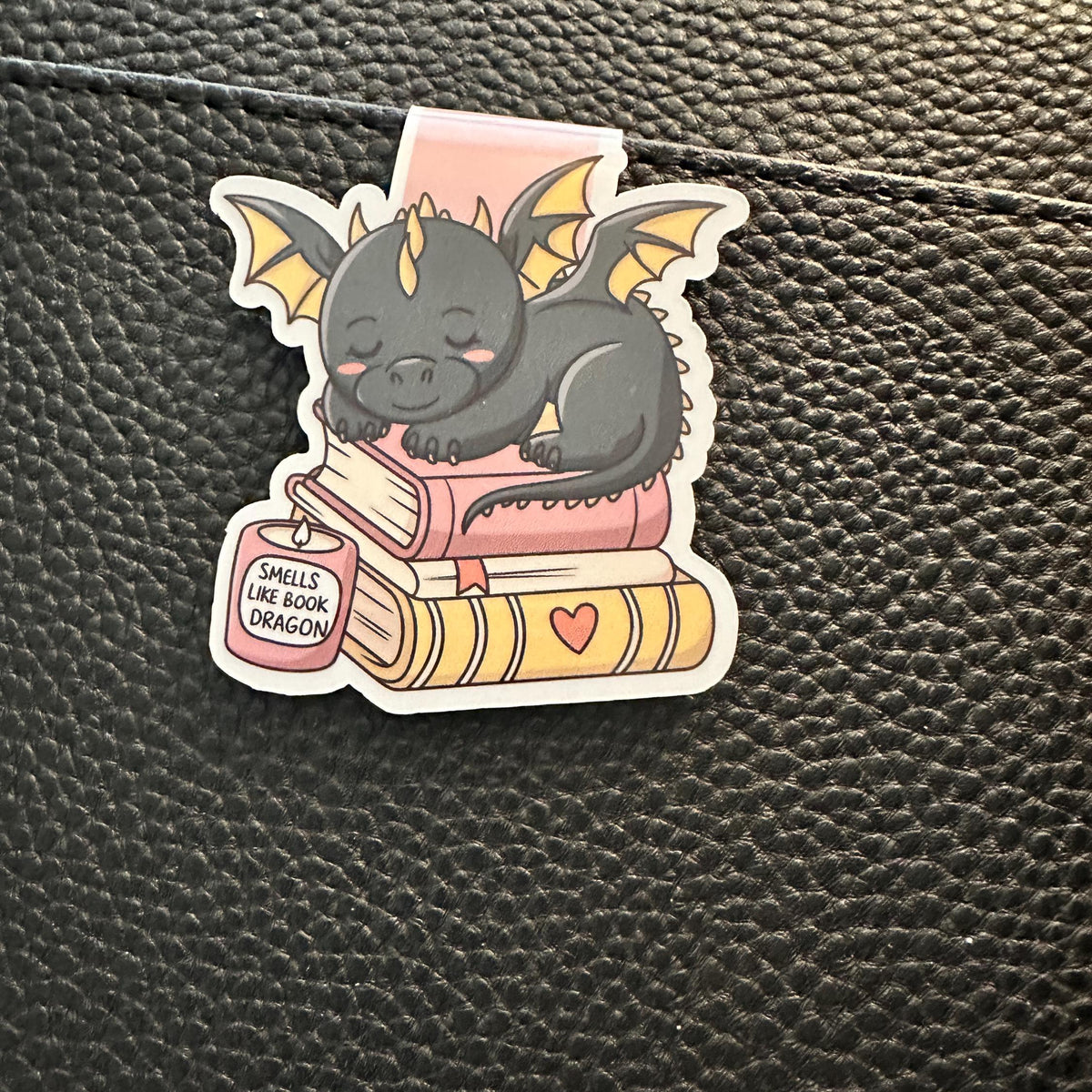 SMELLS LIKE DRAGON magnetic bookmark