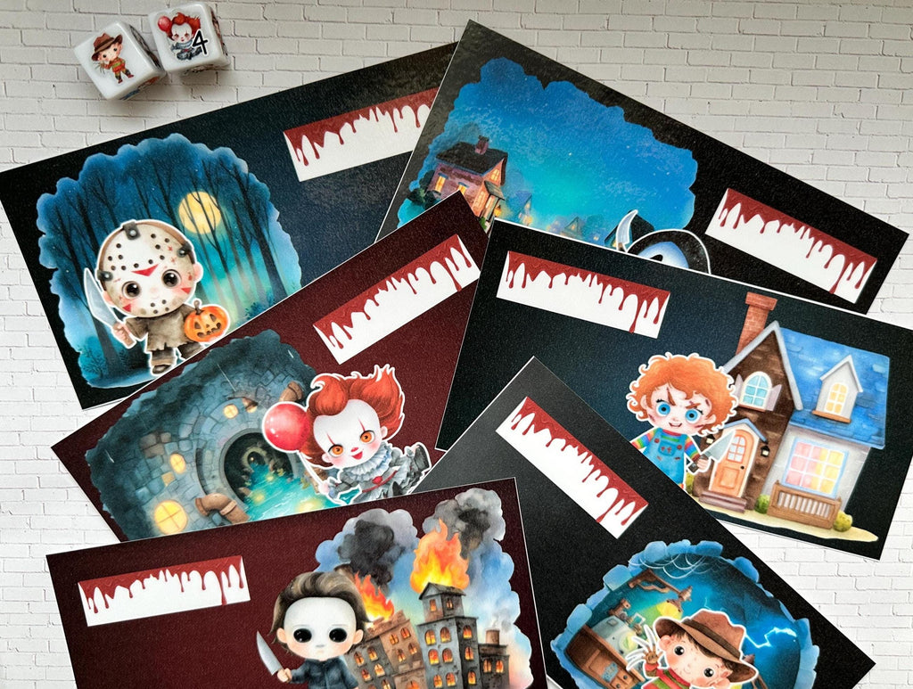 HORROR-IBLE MEN dice and dashboards