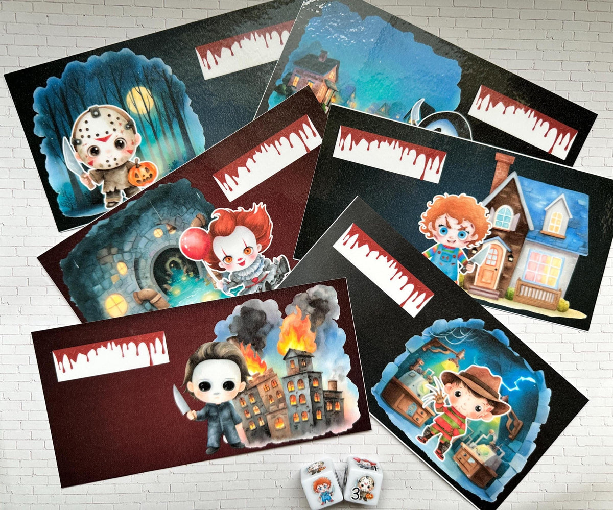 HORROR-IBLE MEN dice and dashboards